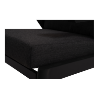 Loungestoel Florence Alu - zwart