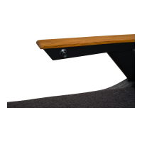 Loungestoel Florence Tessile - zwart