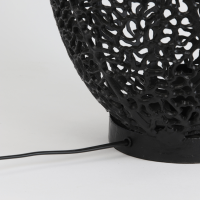 Sinula tafellamp Ø33x52 cm mat zwart van het woonmerk Light&Living