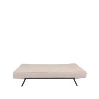 Label51 King slaapbank bouclé - naturel/zwarte poot