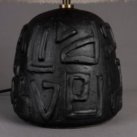 Dutchbone Renzo tafellamp bouclé