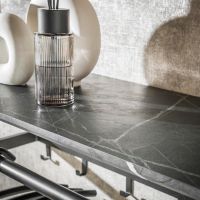 Fraaai Leonie kapstok roede 6 haaks - zwart bruin