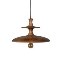 Dutchbone Cath hanglamp L - walnoot