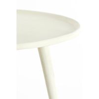 Light & Living Babina bijzettafel Ø67,5x37 cm - crème