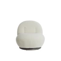 Light & Living Gumaca fauteuil bouclé - crème