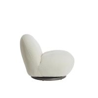 Light & Living Gumaca fauteuil bouclé - crème