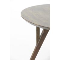 Light & Living Quenza ronde eettafel Ø140 cm acacia hout - donkerbruin