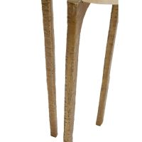 Light & Living Kanae bijzettafel set van 2 - travert zand/antiek brons