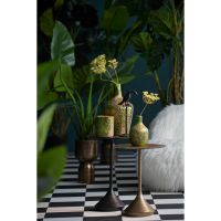 Light & Living Dimphy ronde bijzettafel Ø35x50 cm - antiek brons