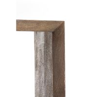 Light & Living Sondrio wandkast open - hout mat donkerbruin