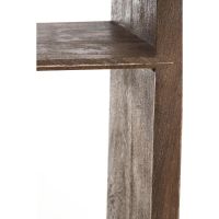 Light & Living Sondrio wandkast open - hout mat donkerbruin