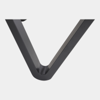 Arezzo picknickset driehoek polywood teaklook van het woonmerk Les