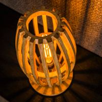 Fraaai Stevie tafellamp 1L orbit - massief mango naturel