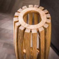 Fraaai Stevie vloerlamp 3L orbit L - massief mango naturel