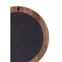 Light & Living Florion ronde spiegel - hout