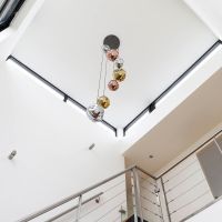 Gilian hanglamp 7L glas getrapt van het woonmerk Fraaai