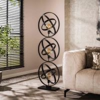 Fraaai Lula vloerlamp 3L galaxy - artic zwart