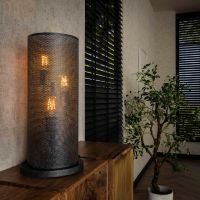 Fraaai Marvin tafellamp 3L koker mesh