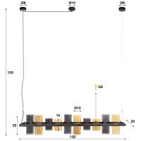 Fraaai Vali hanglamp - 10L