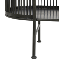 Yinthe kast open 100x40x80 cm zwart van het woonmerk Light&Living