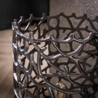 Fraaai Boyd vloerlamp Ø25 cm weaver cylinder XL - zwart nikkel