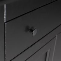 Woood Eva meidenkast grenen - zwart