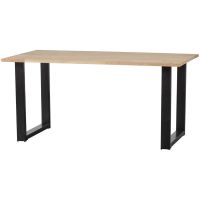 Woood Combi-Tablo eiken 160x90 cm + U-poot