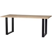 Woood Combi-Tablo boomstam eiken 180x90 cm + U-poot