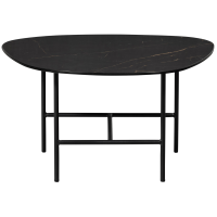Woood Vajen salontafel marmer 70x70 cm - zwart