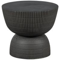 Woood Samson bijzettafel fiber 35xø40 cm - clay cofee