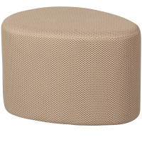 Woood Puuk poef mesh 38x60x47 cm - naturel