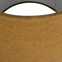 Woood Loft vloerlamp metaal/bouclé 130xø30 cm - bruin/oranje