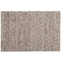 Woood Joslin vloerkleed rond wol 170x240 cm - naturel melange