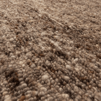 Woood Efia vloerkleed wol 170x240 cm - bruin melange