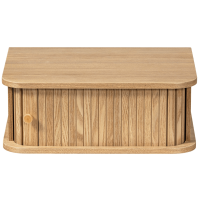 Woood Jena hangend nachtkastje links/rechts hout - naturel