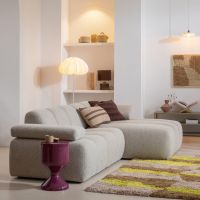 Woood Dalia vloerlamp papier 150xø50 cm - wit