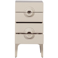 Woood Merge ladekast 4 lades hout - greige