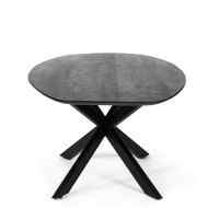 Muri eettafel ovaal 230x110 zwart van het woonmerk Vurna