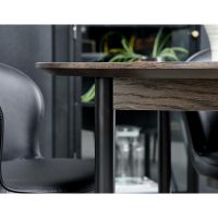 Nordic Home Magnus ronde eiken eettafel - Ø120 cm - espresso