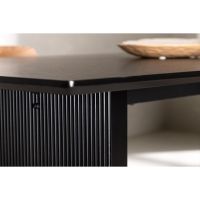 Svea Tiko rechthoekige eettafel - 200 x 100 cm - zwart