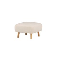 Svea Kai poef - teddy - wit