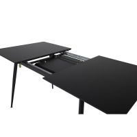 Svea Niva uitschuifbare eettafel - 120/160 x 80 cm - zwart