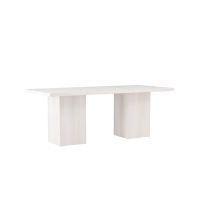 Svea Nelo rechthoekige eettafel - 200 x 90 cm - whitewash