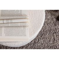 Svea Zane hocker - teddy - wit