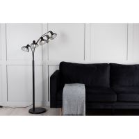 Svea Malta vloerlamp - 5-lamps - zwart