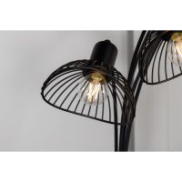 Svea Malta vloerlamp - 5-lamps - zwart