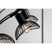 Svea Malta vloerlamp - 5-lamps - zwart