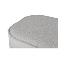 Svea Arlo poef - teddy - off white