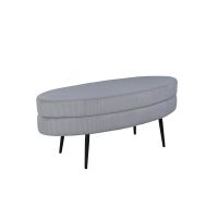 Svea Axel hocker - rib - grijs