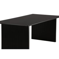 Svea Tiko rechthoekige eettafel - 200 x 100 cm - zwart